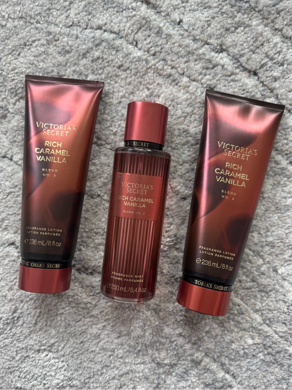 Victoria Secret- rich caramel vanilla fragrance bundle